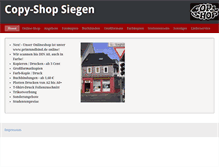 Tablet Screenshot of copyshopsiegen.de